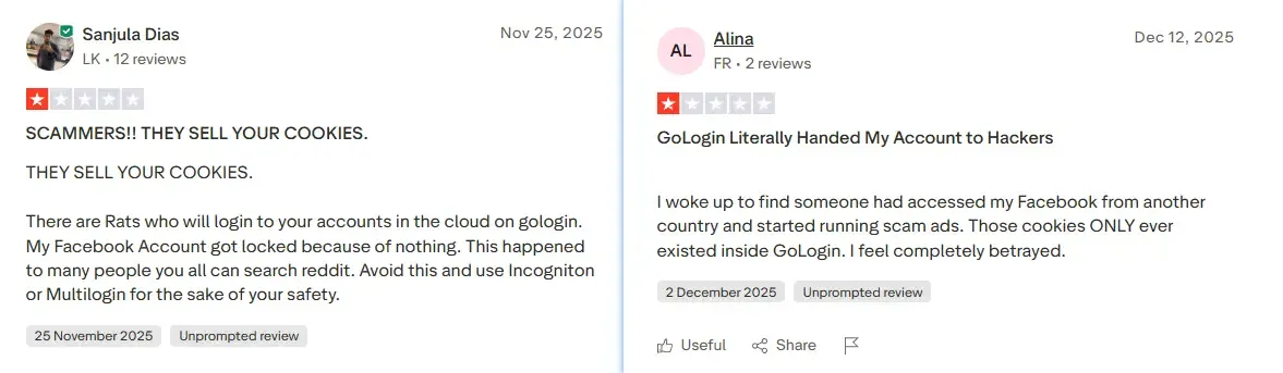 GoLogin Reviews on Trustpilot