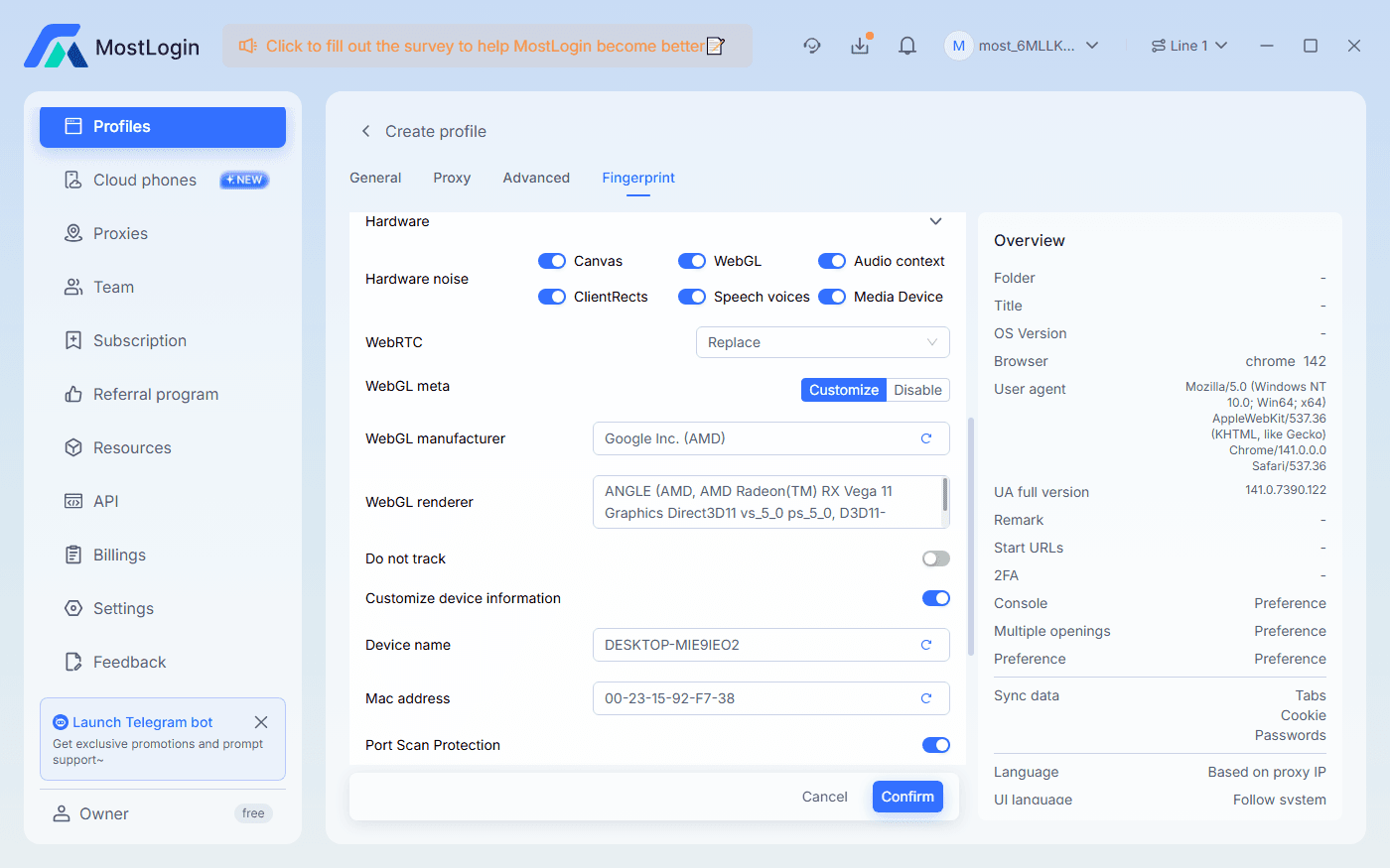 MostLogin Anti-Detection Browser Has a Simple Interface