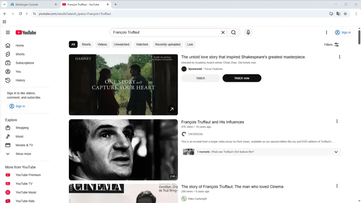 YouTube website now accessible!