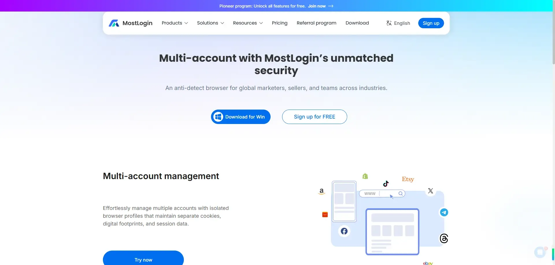 Anti-detect browser-mostlogin