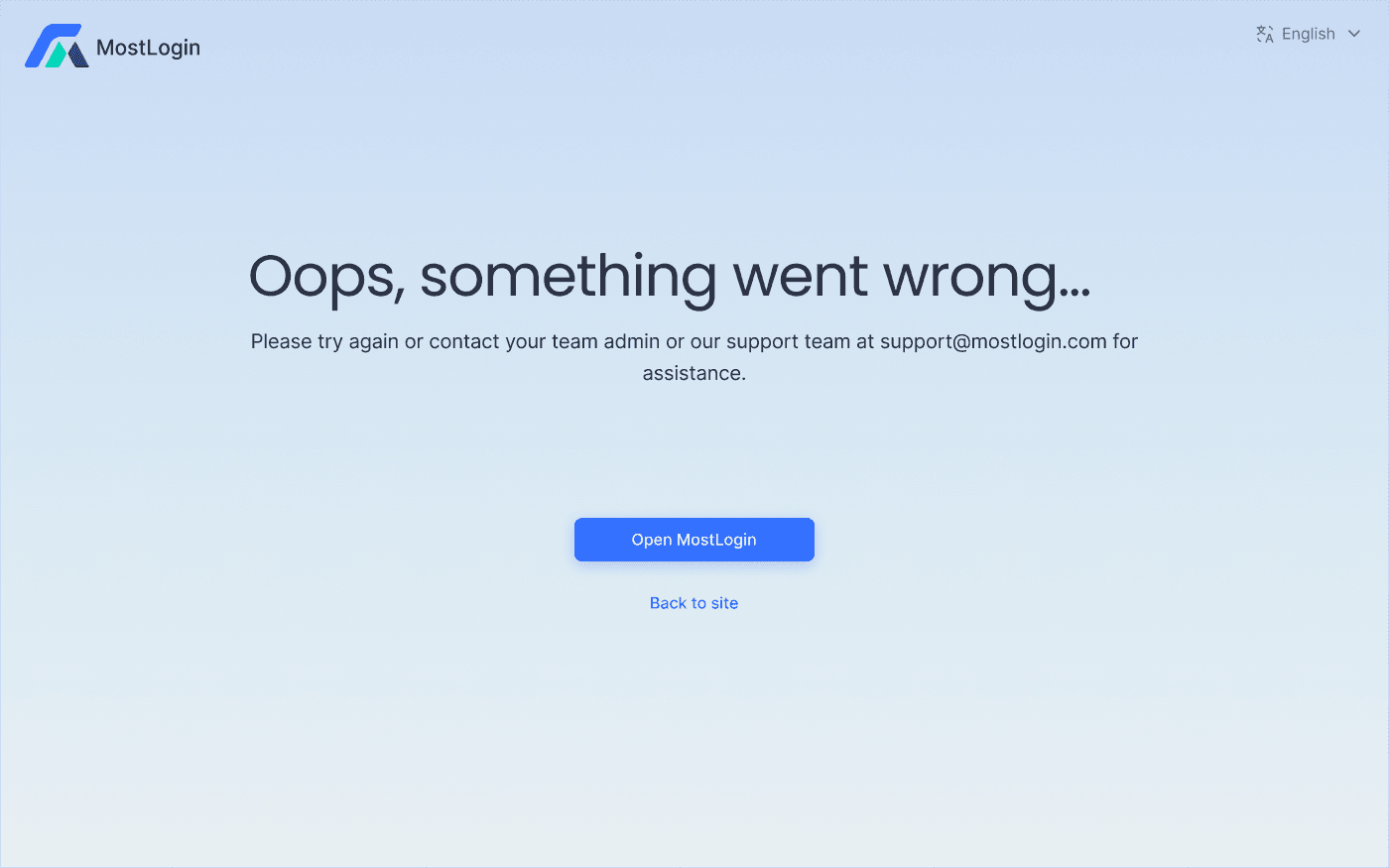 Failed Login to Anti-Detection Browser