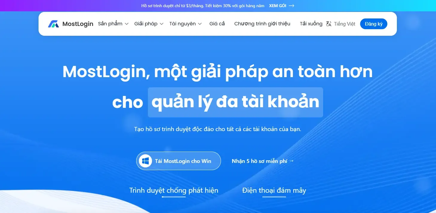 MostLogin website screenshot VI.webp