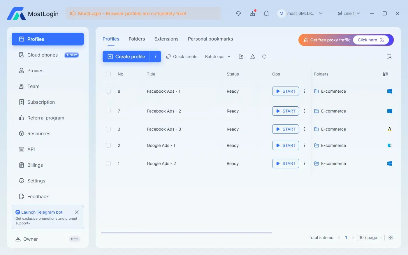 Recomendado: Usa MostLogin Anti-Detection Browser para tus campañas publicitarias
