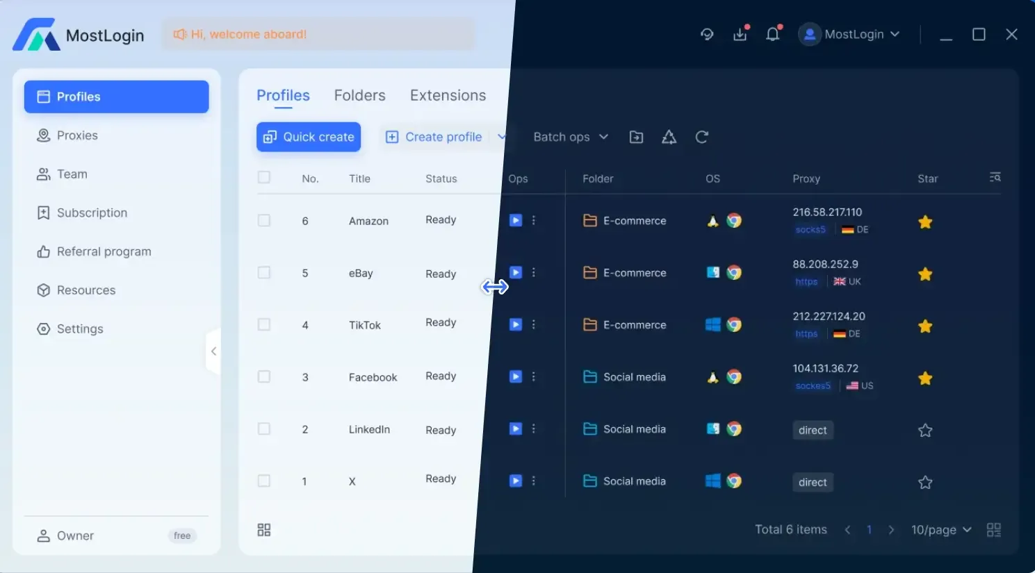 MostLogin反检测浏览器可以有效避免账号关联