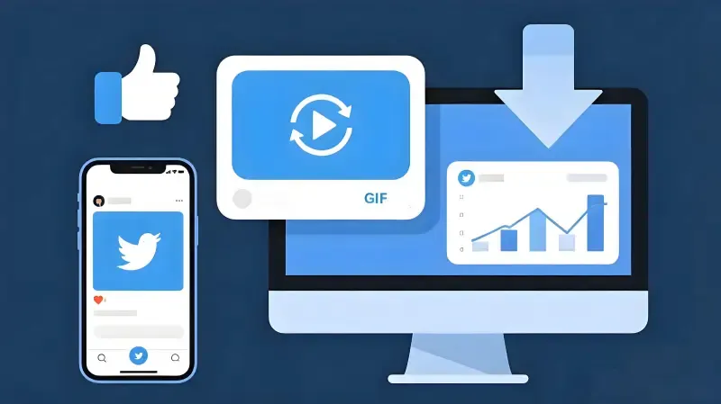 Как сохранить GIF с X (Twitter)