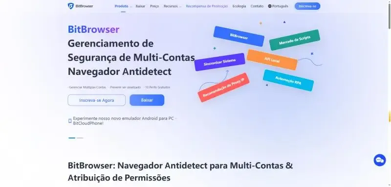 Navegador de Fingerprint Bit
