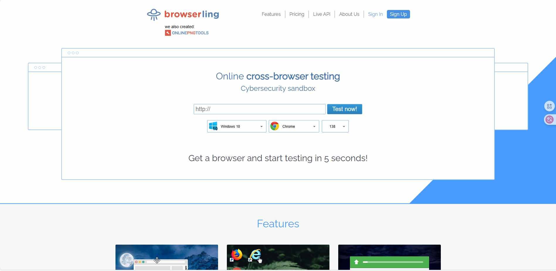 browserling官网截图