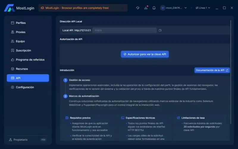 Integración de API