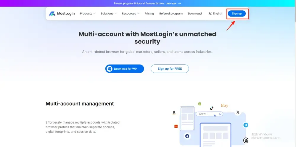 mostlogin website