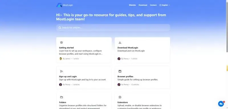 mostlogin help center