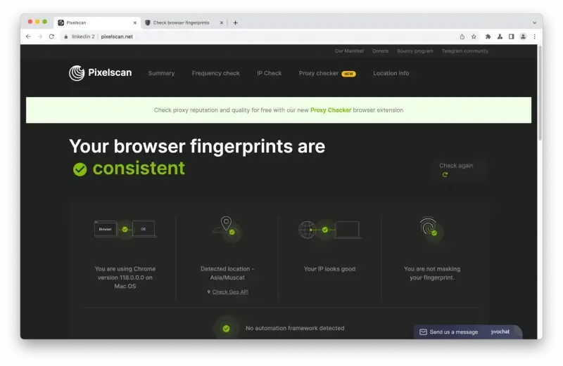 Anti-Fingerprinting