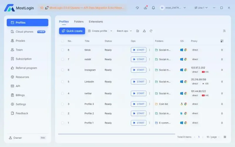 MostLogin Anti-Detect Browser