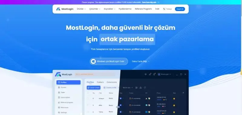 MostLogin Parmak İzi Tarayıcısı