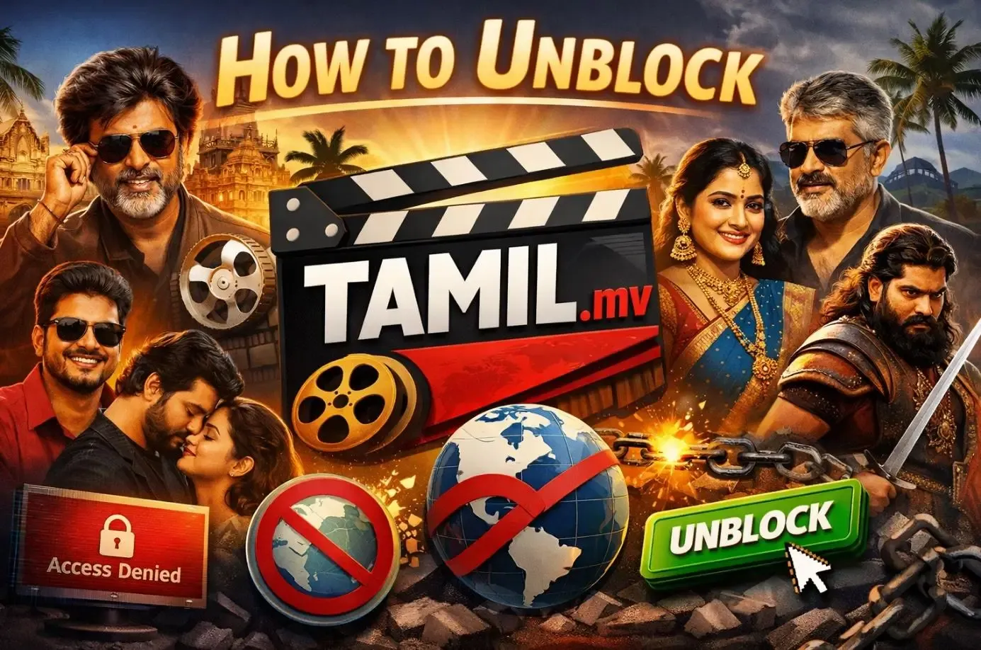 How to Access TamilMV: Official Site, Mirror Sites & VPN