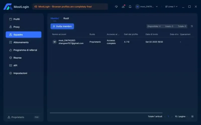 Collaborazione di team